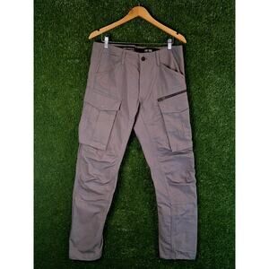 G-Star RAW Rovic Zip 3D Regular Tapered Cargo Pants Grey Ripstop Men’s 32